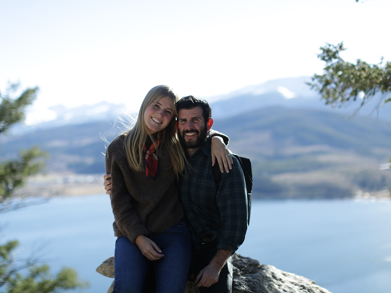 Kelly Belknap and Matilda Sandstroem, the co-founders of Adventurist Backpack Co, which provides meals for those in need.