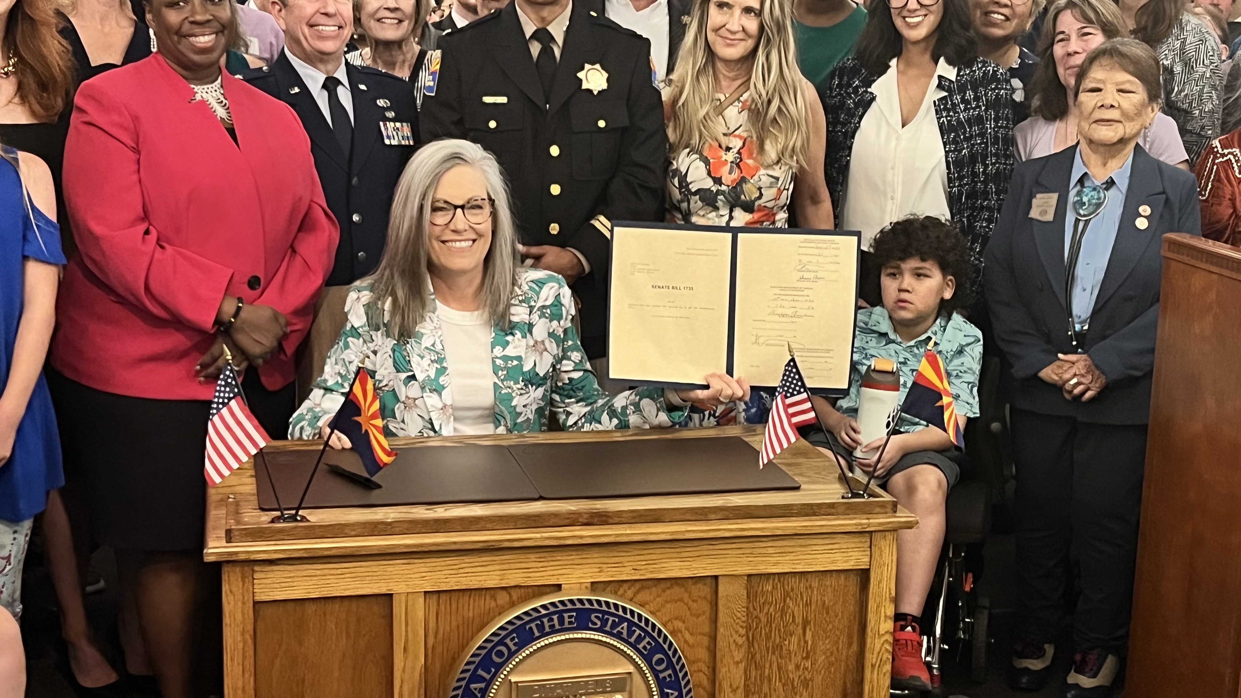 Hobbs budget signing