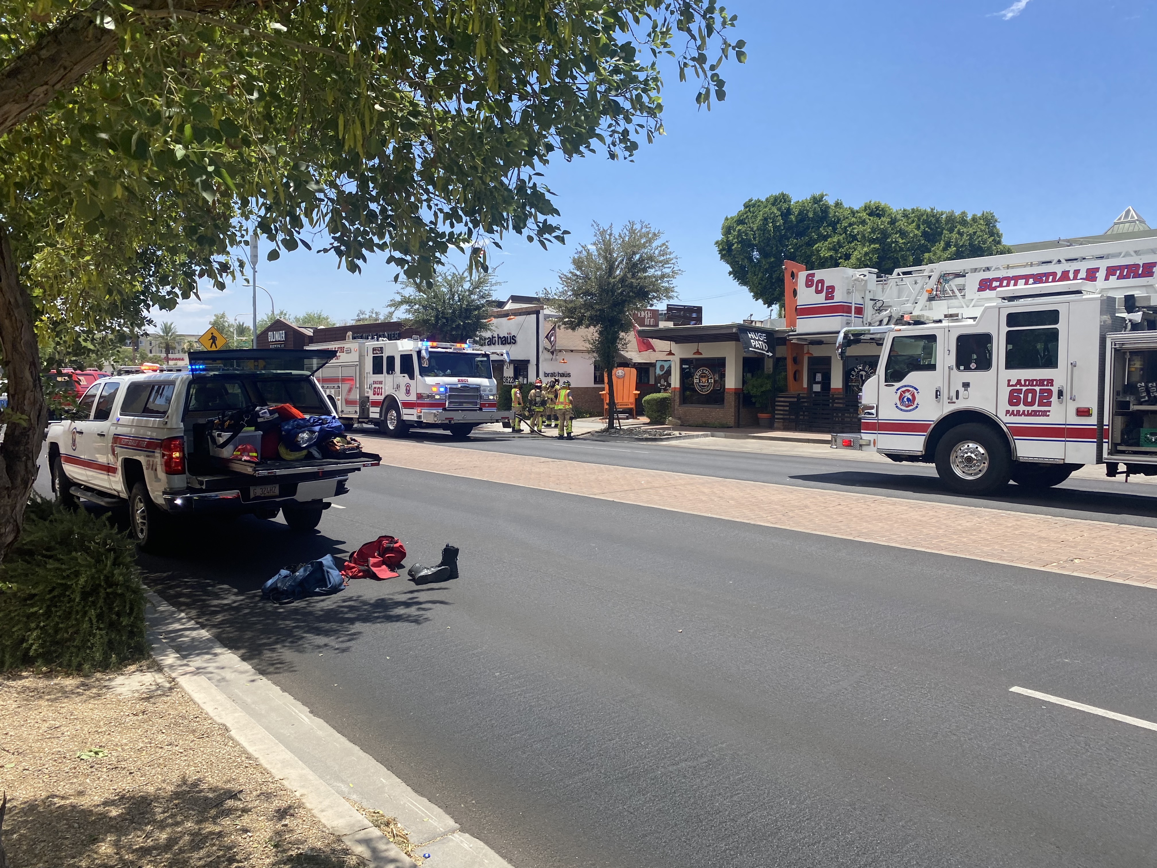 Scottsdale gas meter fire