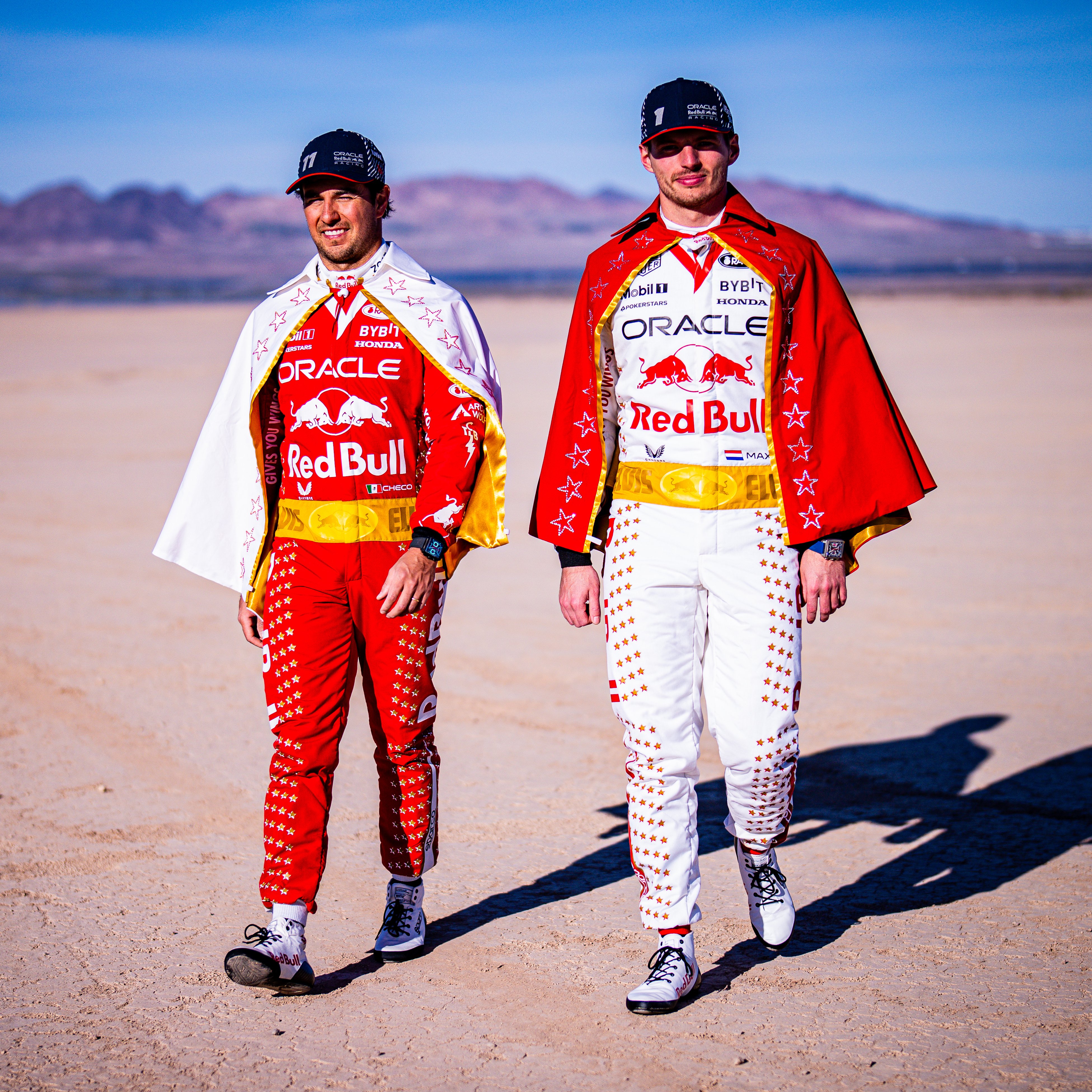 2023 Las Vegas Grand Prix - Max Verstappen and Sergio Perez