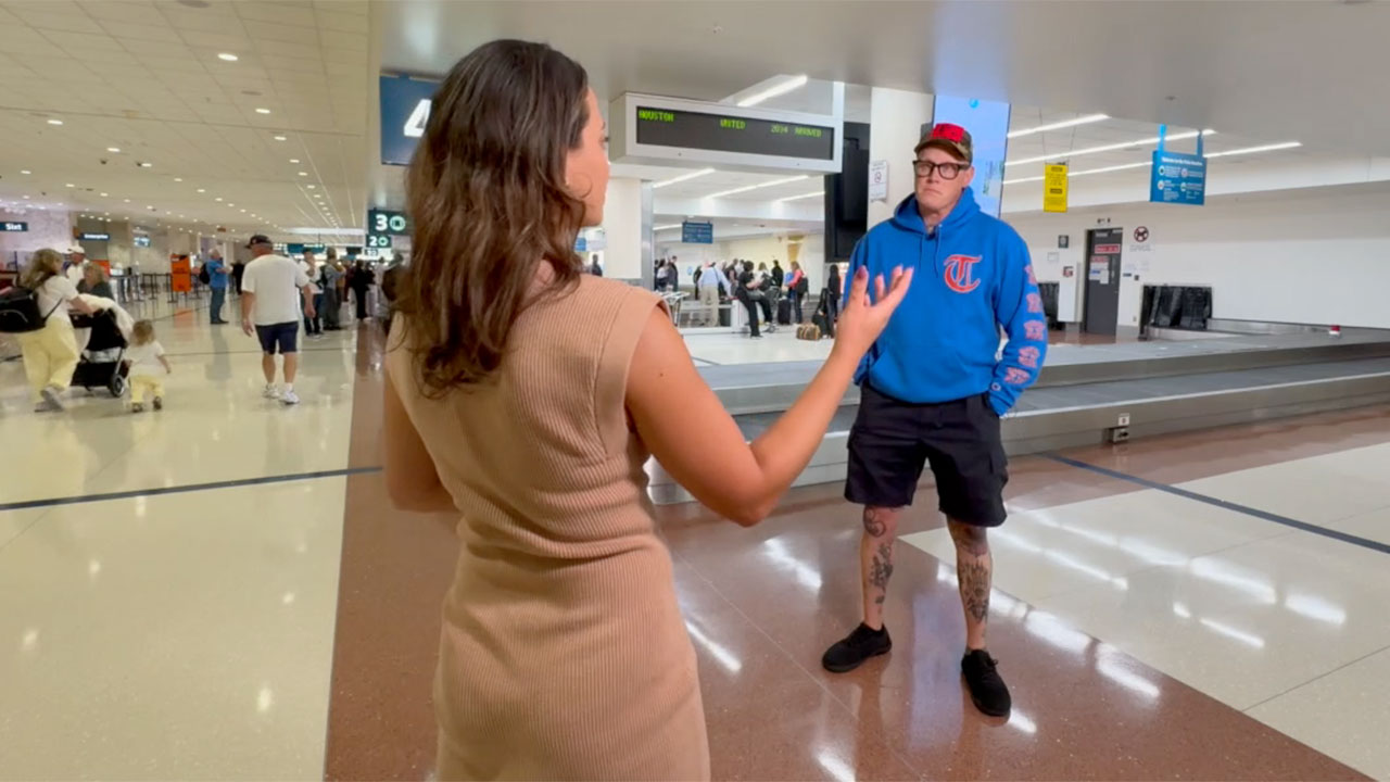 WPTV reporter Kayla McDermott speaks to William Watts, a representative for Local AFGE 558, which represents TSA officers from Melbourne to the Florida Keys
