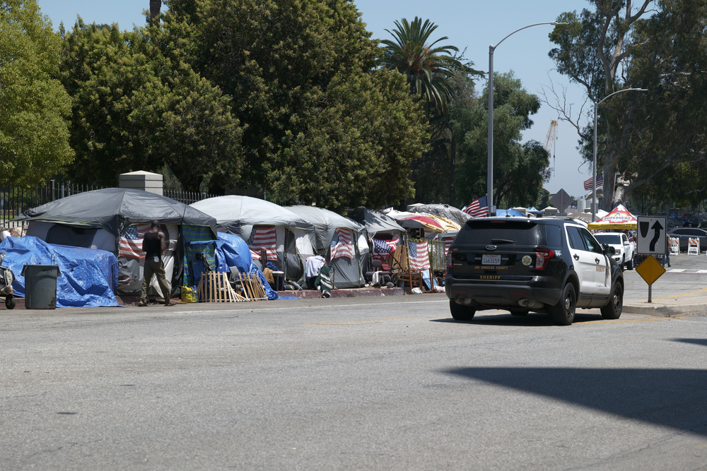 Homeless camps in Los Angeles