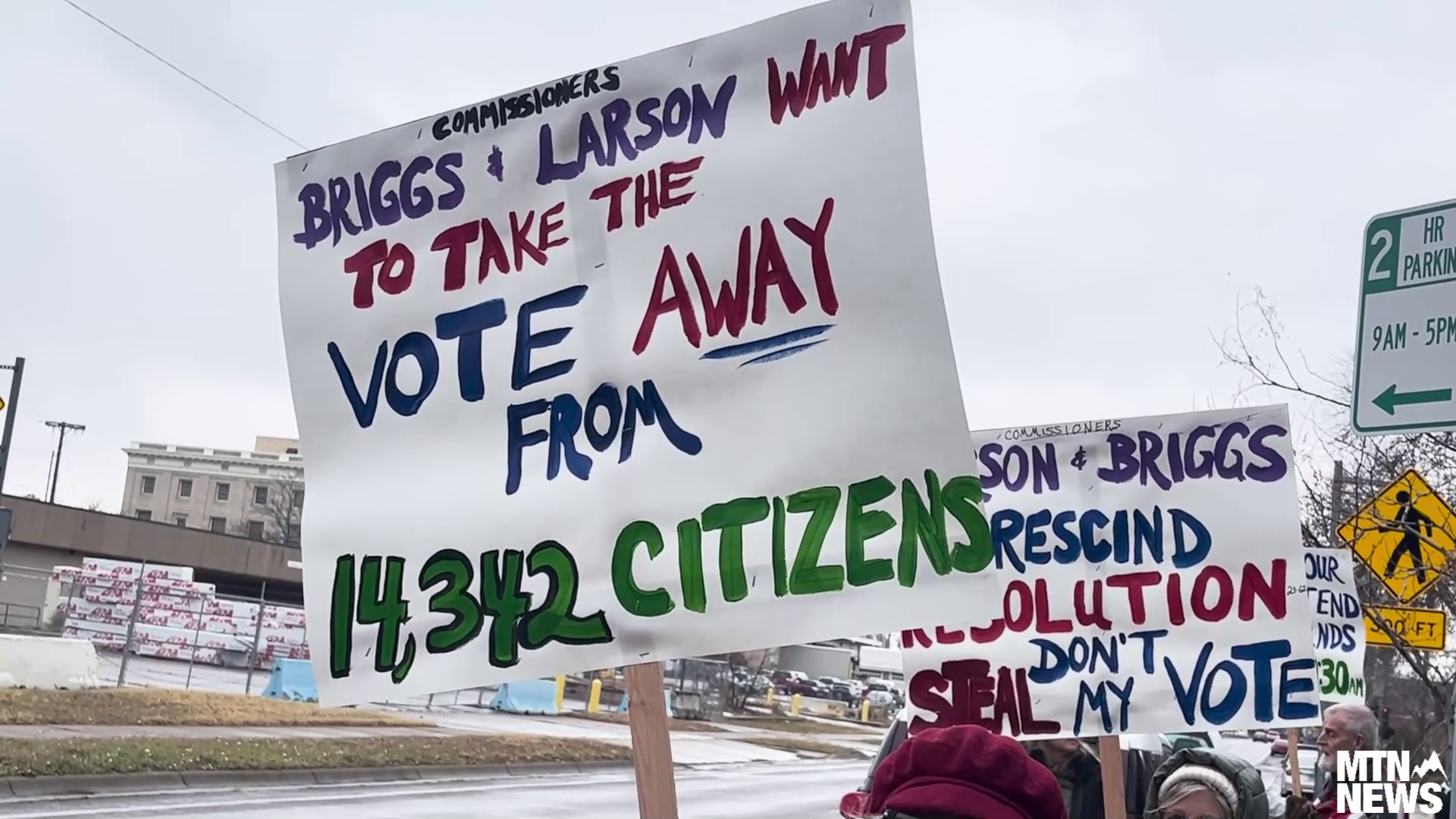Group protests proposal to remove election duties from Clerk & Recorder