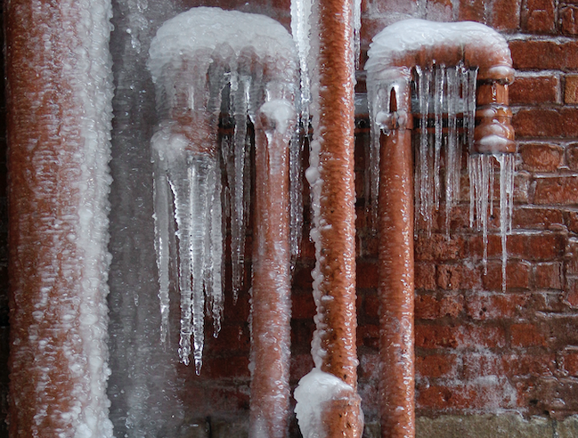 Frozen pipe