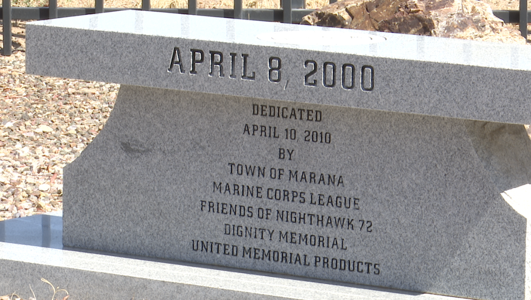 Honoring 19 Marines who were killed in the Marana Osprey crash 25 years ago