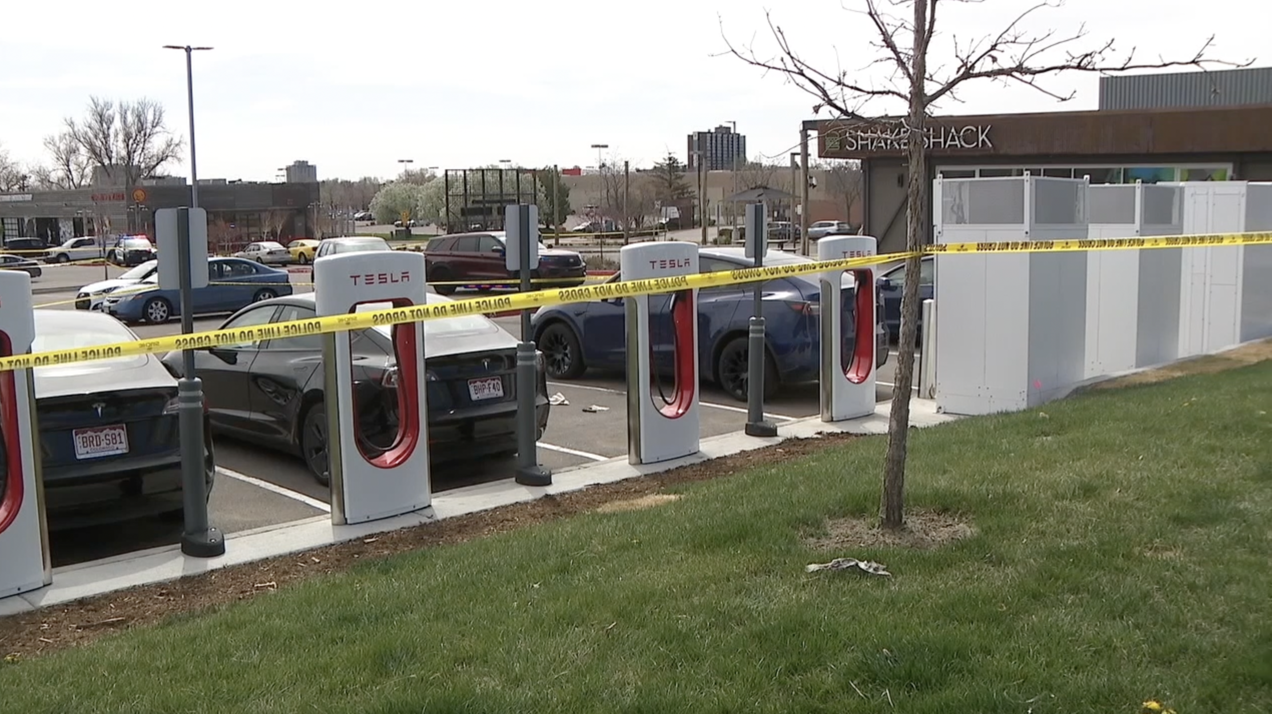 Edgewater Tesla charging station shooting 5-3-23
