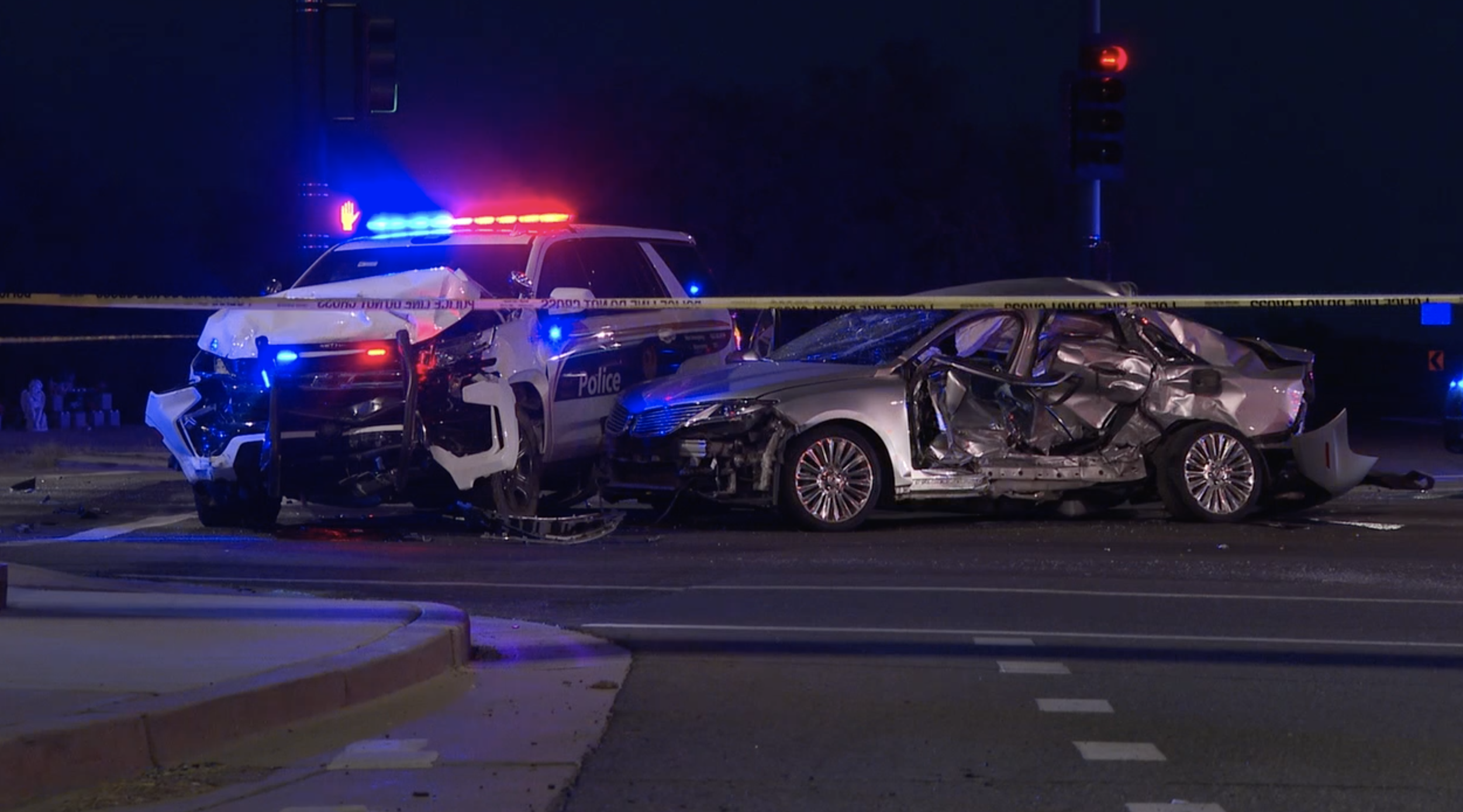 Phoenix PD involved crash near Cave Creek and Pinnacle Peak roads