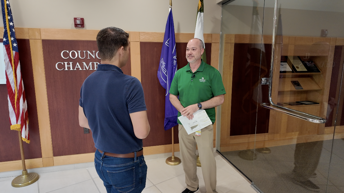 Public Works Director Michael Park.