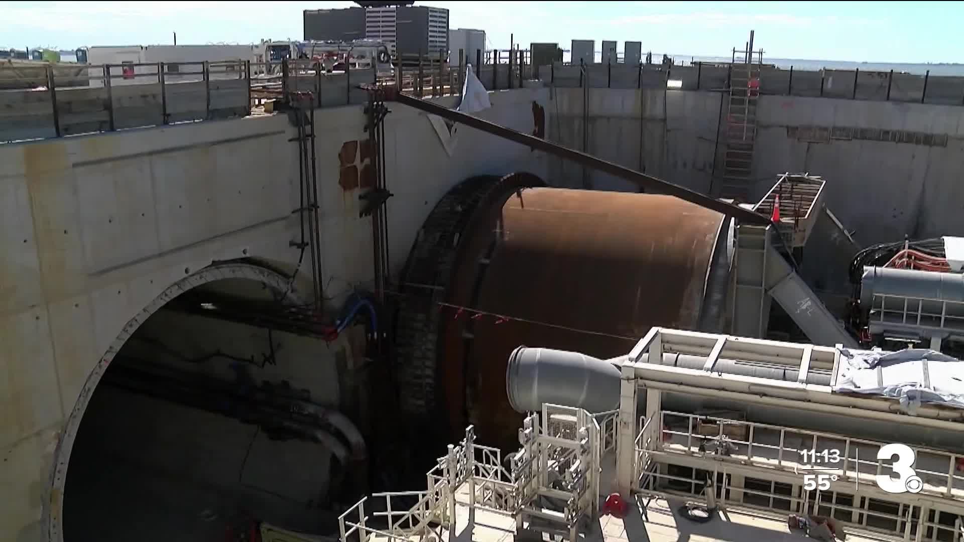 Mary the tunnel-boring machine