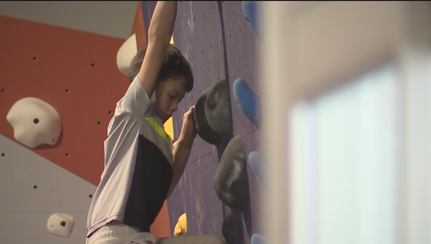 Snow day at Rendezvous climbing gym 