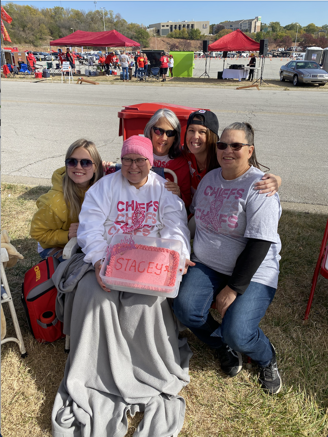 Stacey Sharp Chiefs fan battling breast cancer