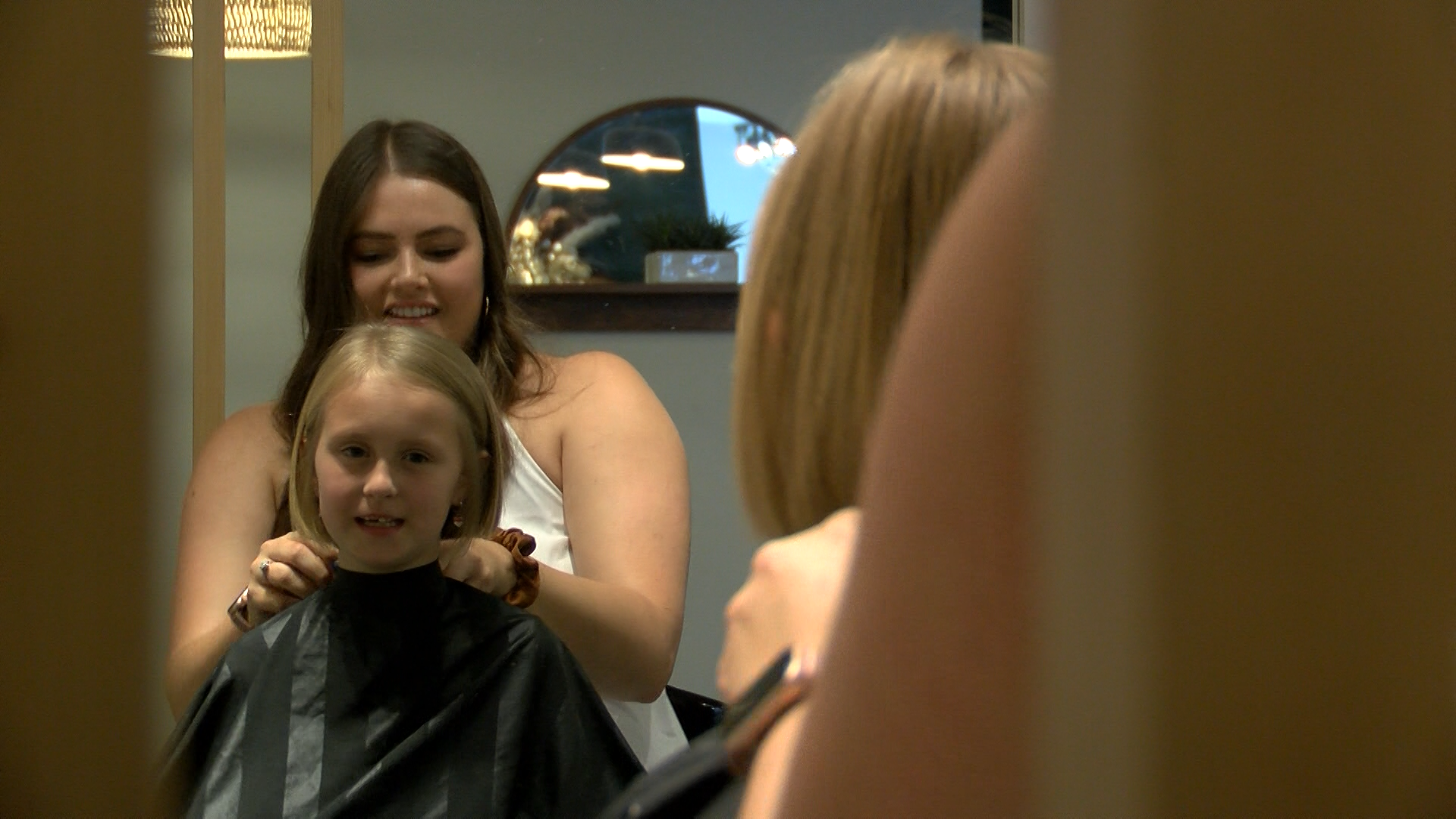 Montana City 1st grader donates hair and much more