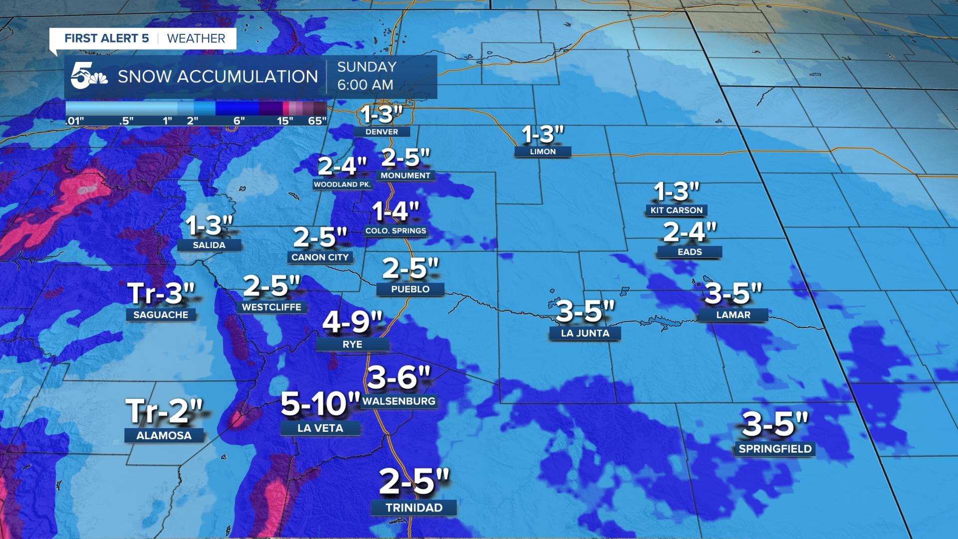 DMA Snow Accumulation