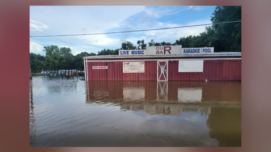 Our Bar flooding