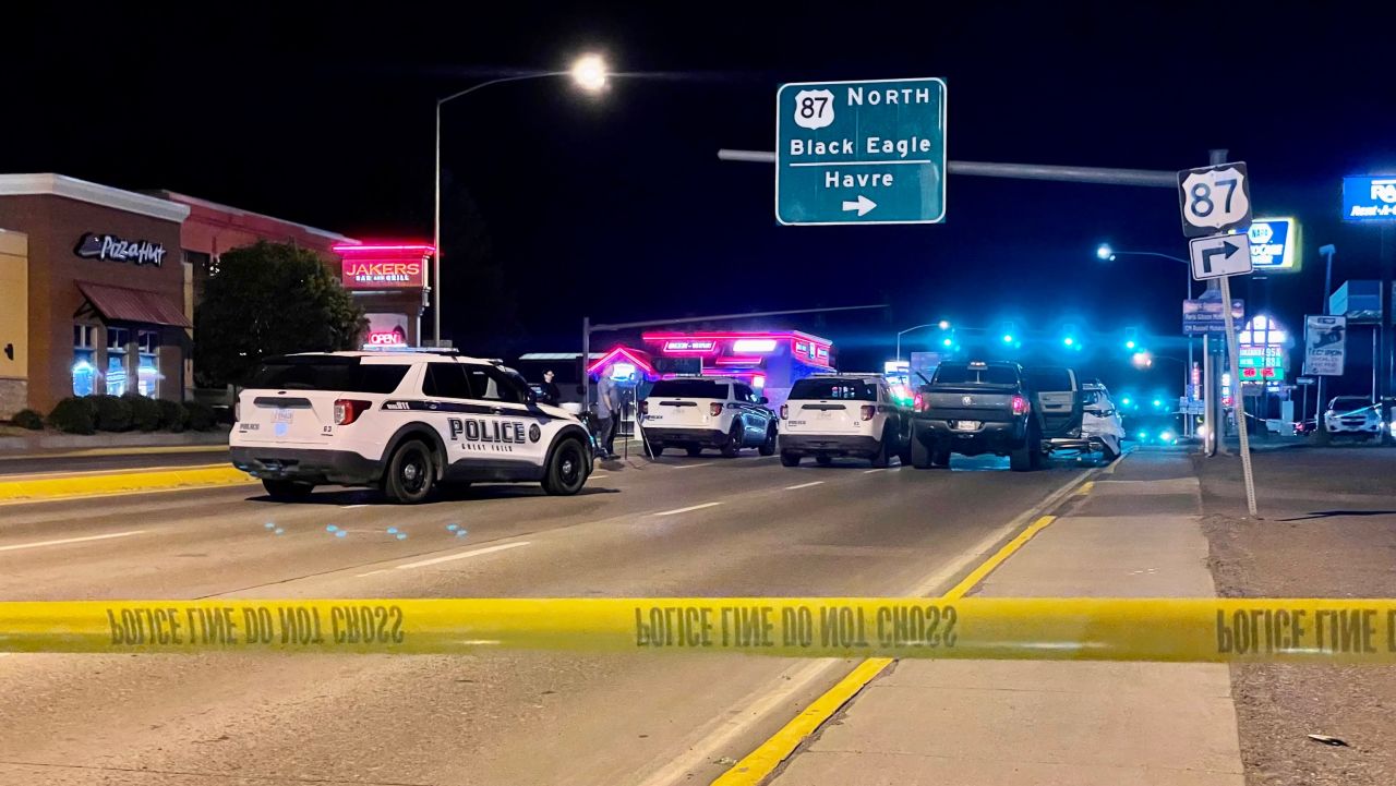 Large police presence on 10th Avenue South
