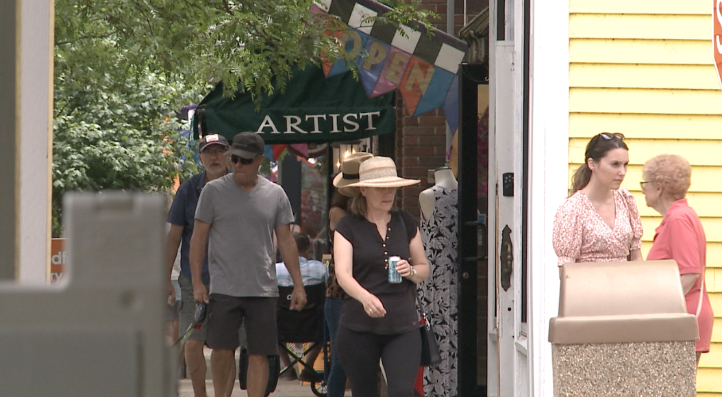 Saugatuck Downtown in Summer