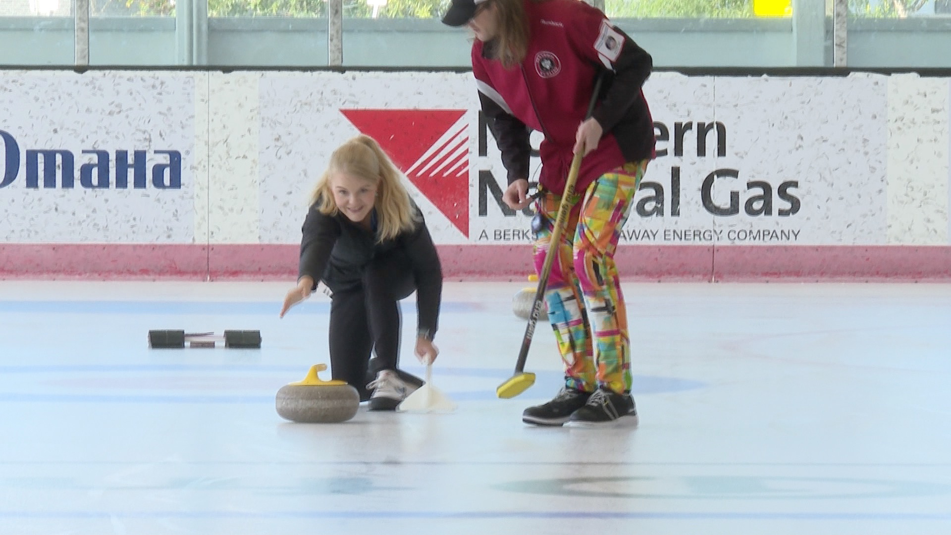 Curling before Cornhusker State Games 2025