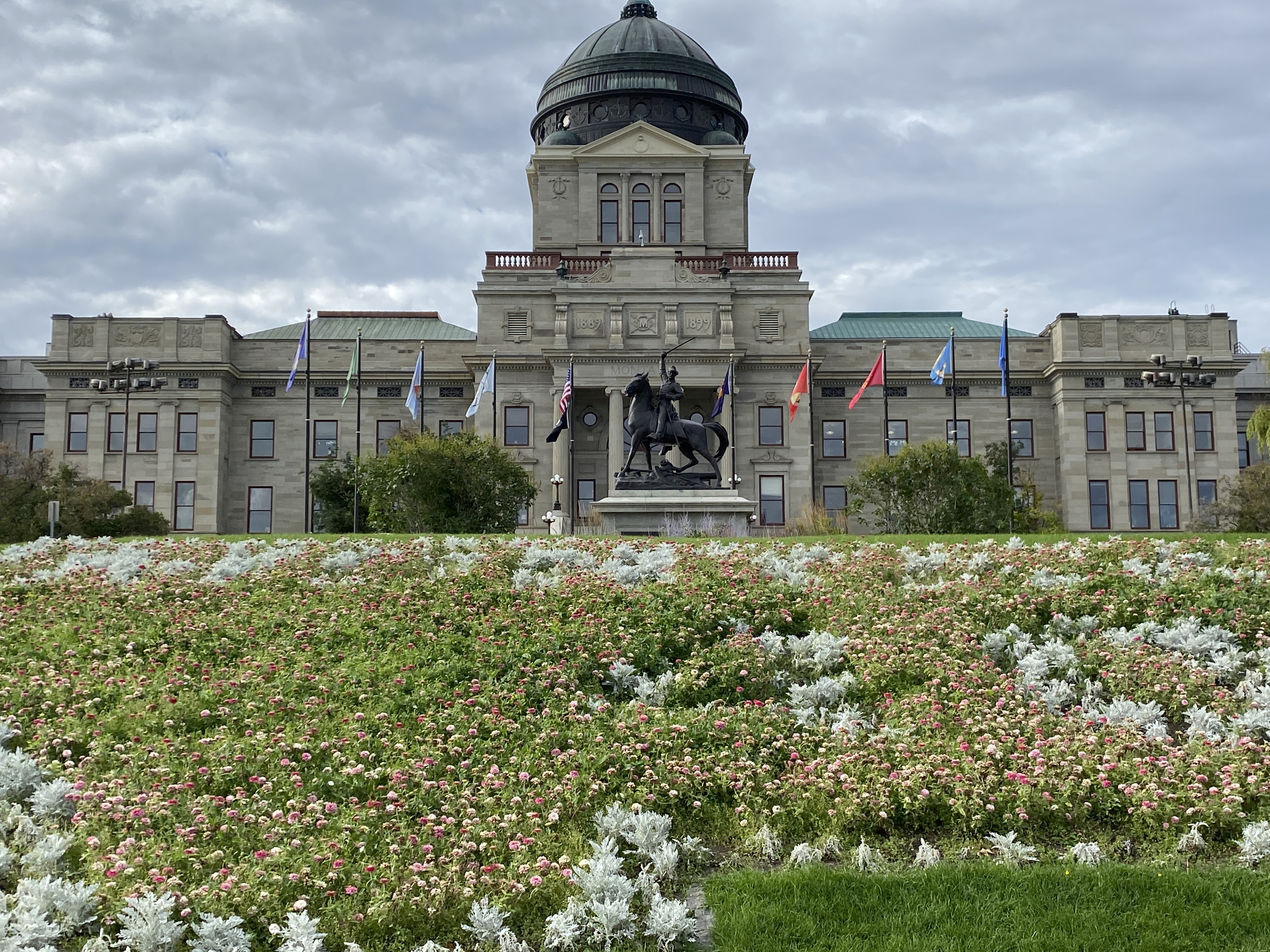 Montana State Capitol Floral Display