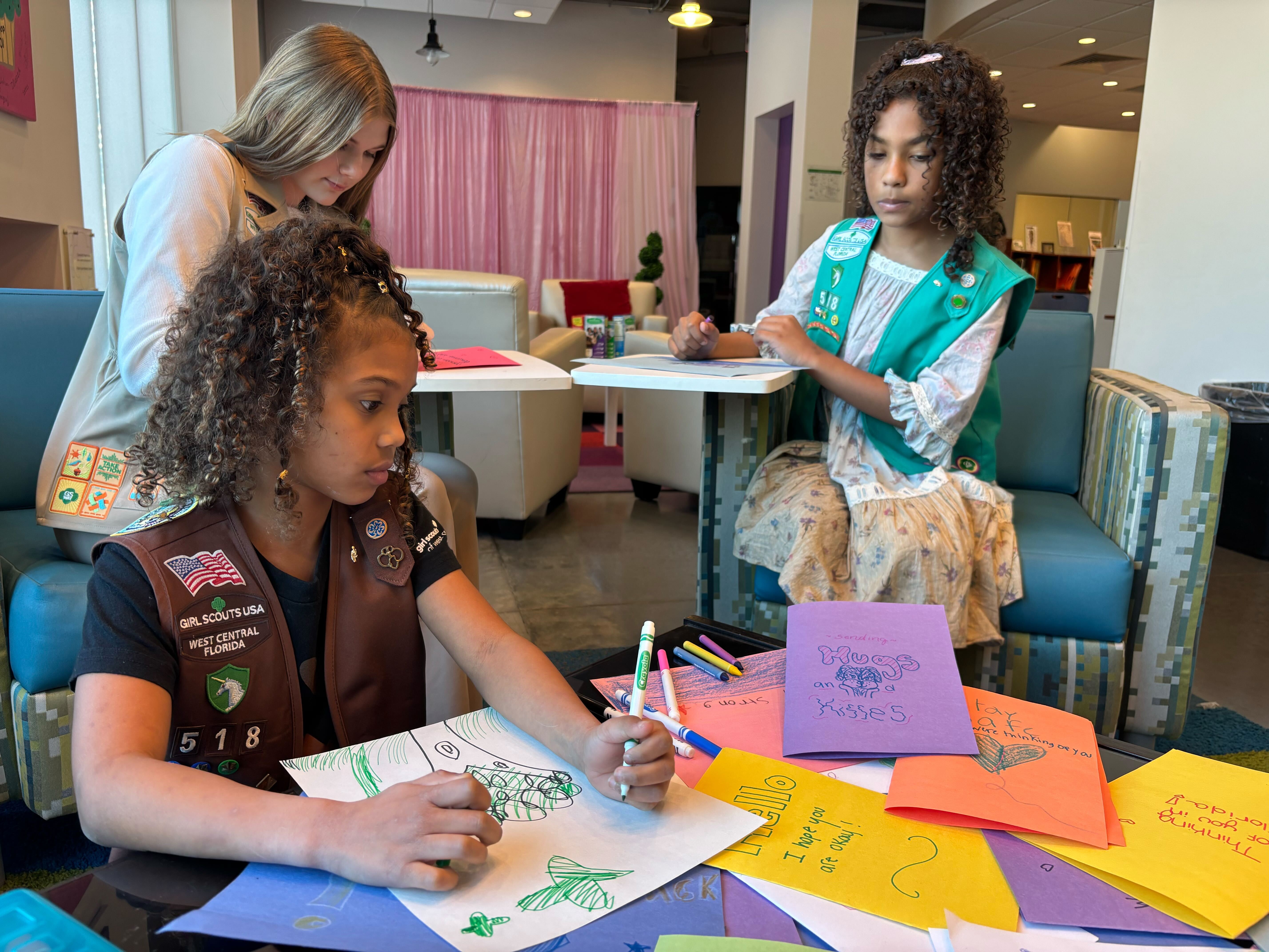 Girl Scouts send letters