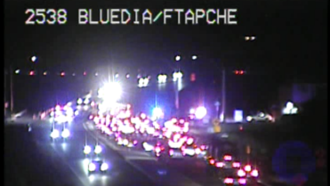 CRASH ON BLUE DIAMOND AND FORT APACHE