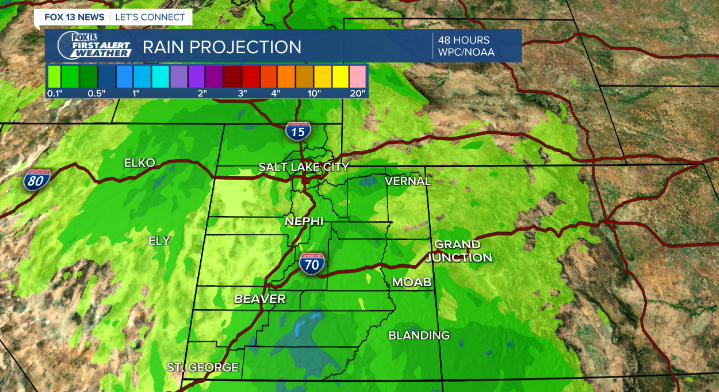 Rain Totals Oct. 5-6, 2021