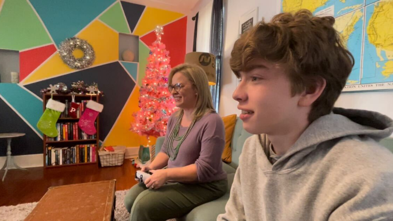 Cale and his mother, Cassie