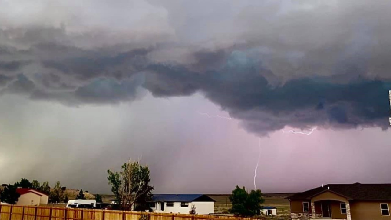 Pueblo West lightning storm
