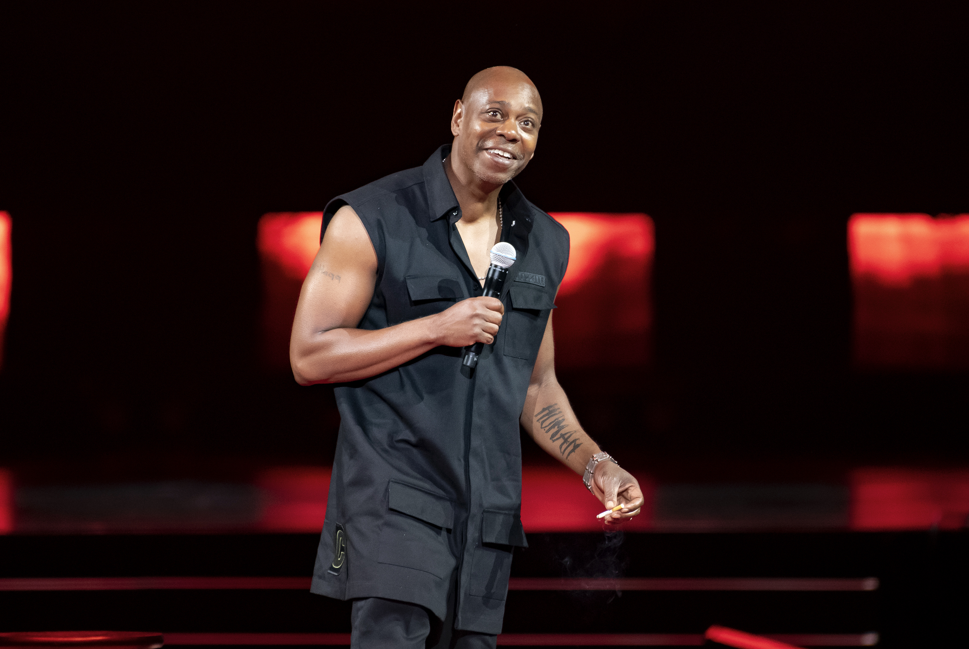 Dave Chappelle performs at Madison Square Garden, Aug. 22, 2023