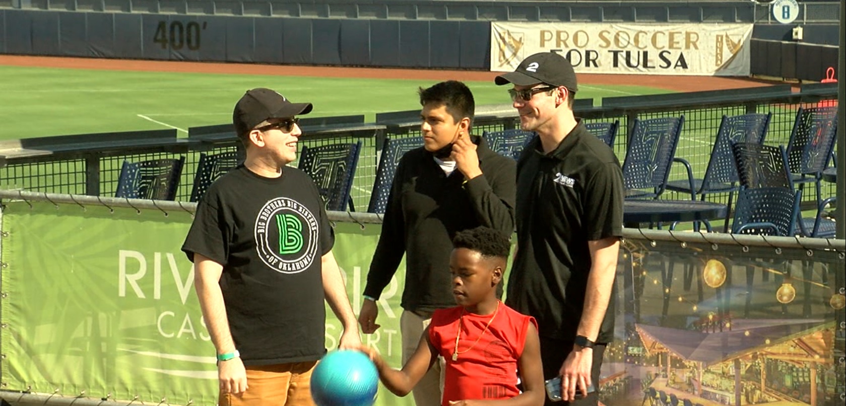 Justin Fischer with Big Brothers, Big Sister OK