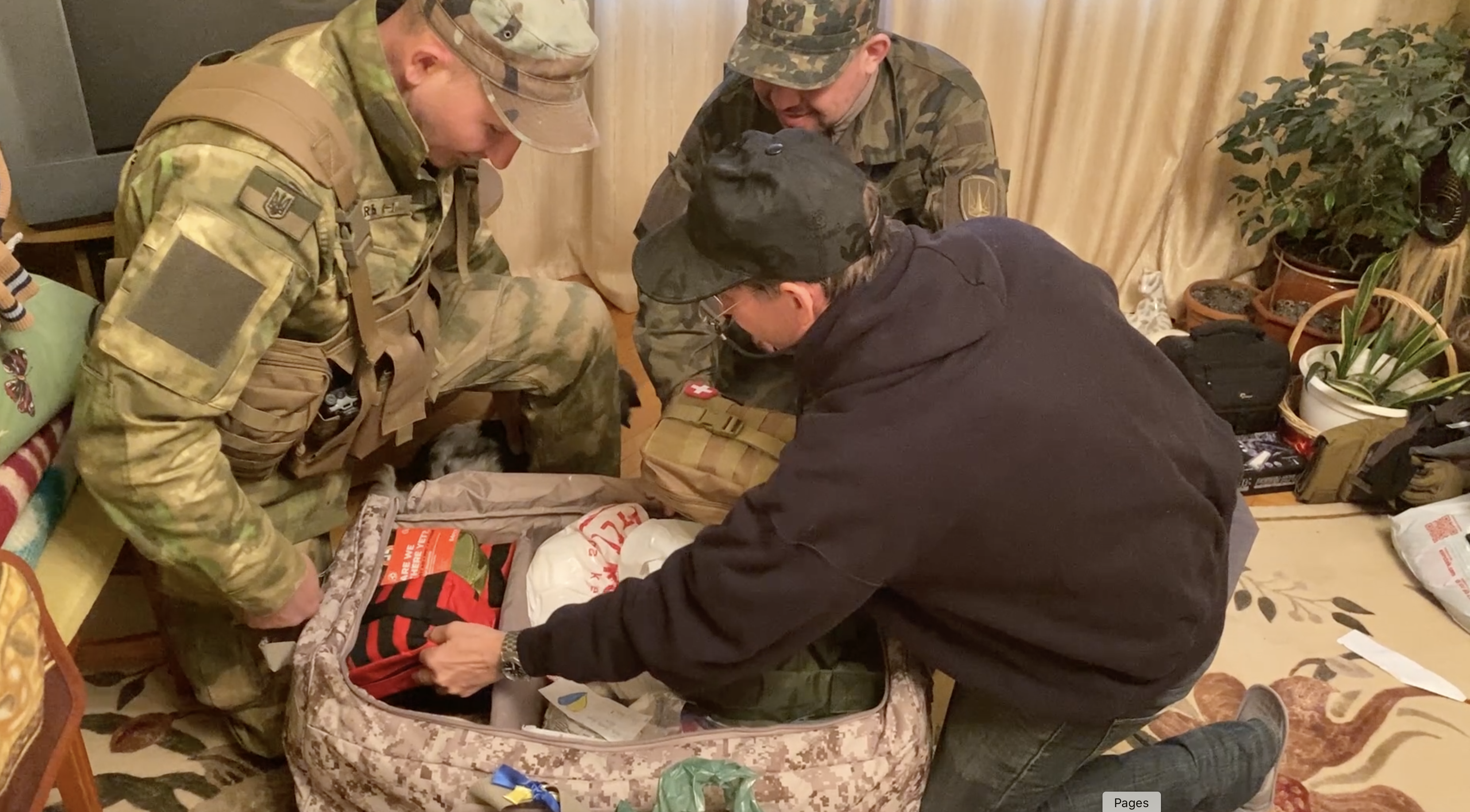 San Diego donations arrive in Ukraine, headed for front lines