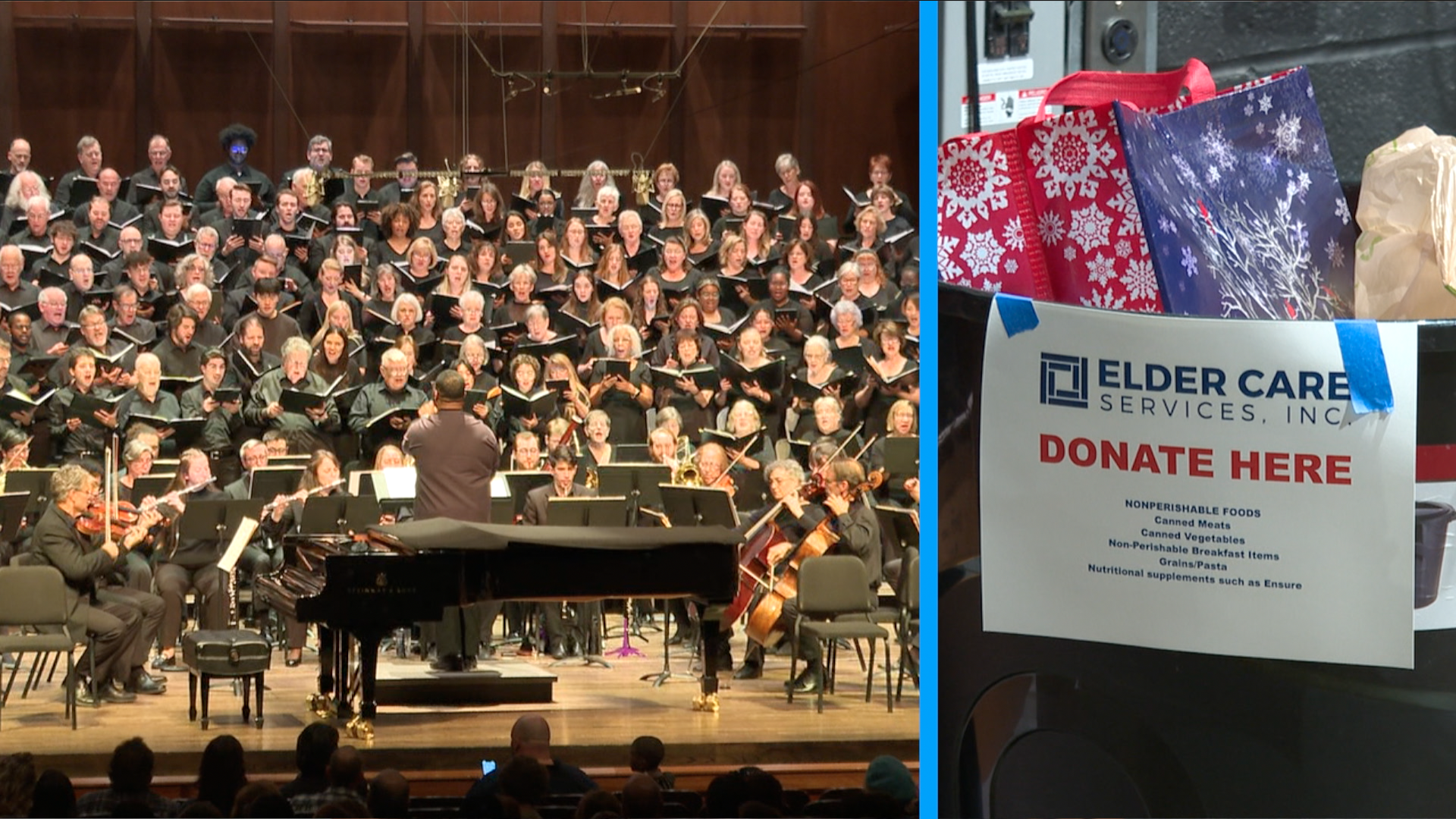 The Tallahassee Community Chorus performs "Rhapsody of Thanks" at a benefit concert supporting Elder Care Services.
