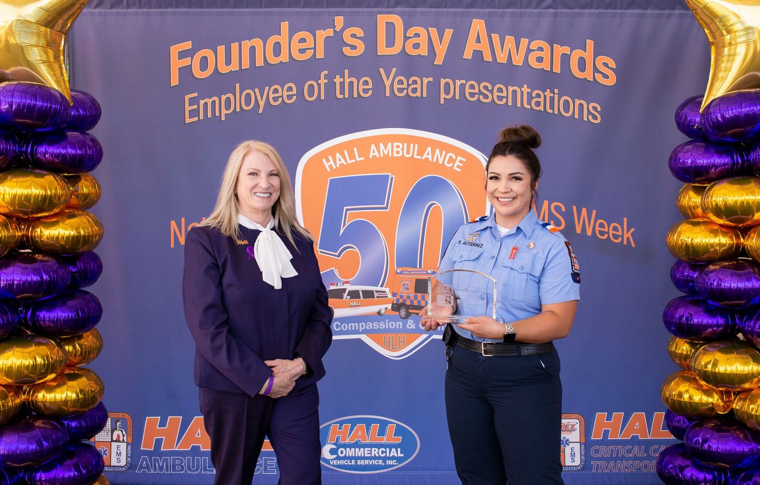 Hall Ambulance honors Employees of the Year during National EMS Week