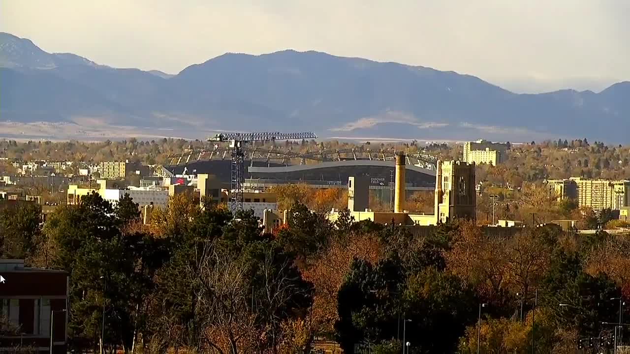 denver skyline mile high mountains