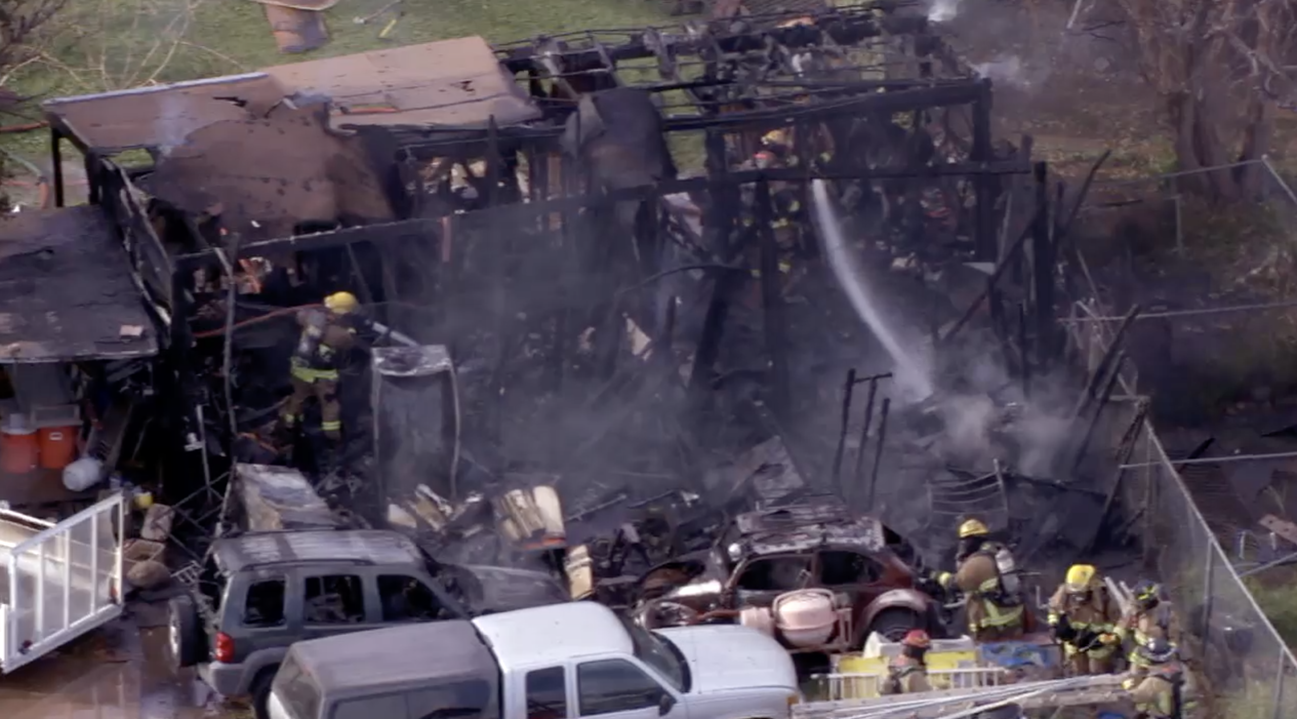 3500 W Topeka Drive fire