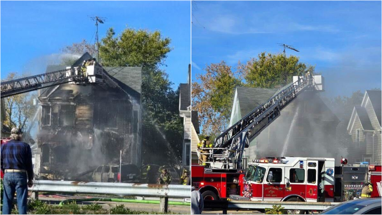 Car crashes into Racine home, causing explosion and fire. 
