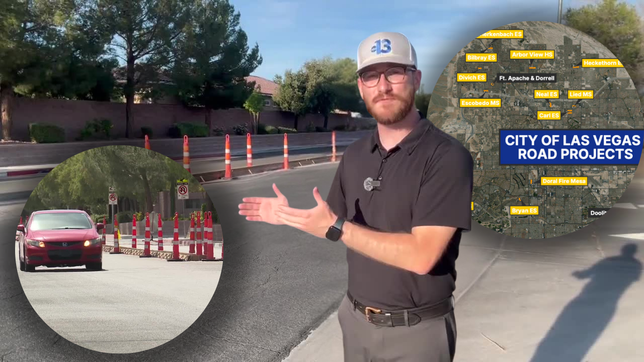 City of Las Vegas starts median improvement project on several northwest valley streets near schools