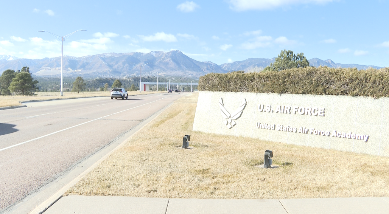 Visitors to US Air Force Academy react to new security measures
