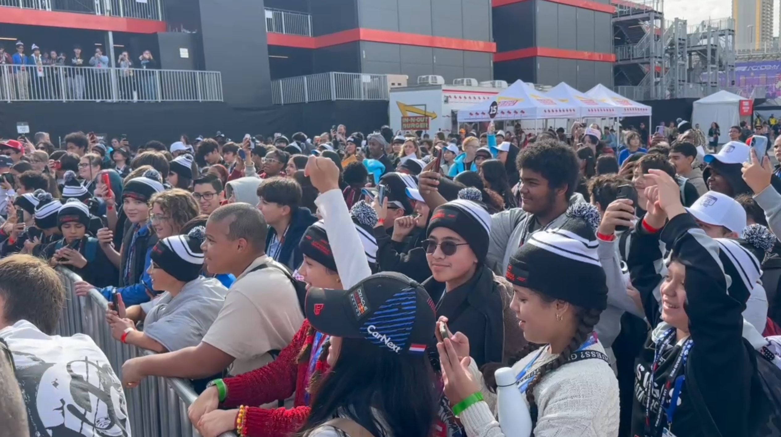F1 gives exclusive experiences to local kids ahead of Las Vegas Grand Prix