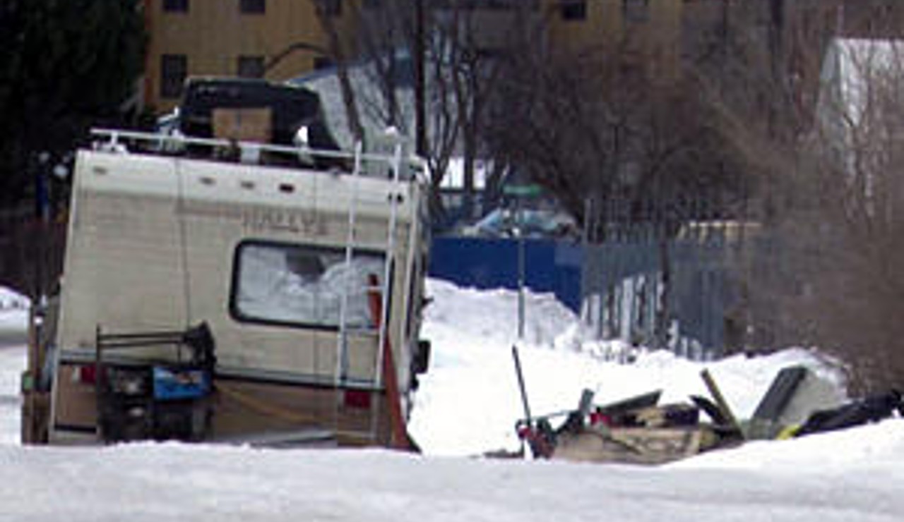 homeless camper