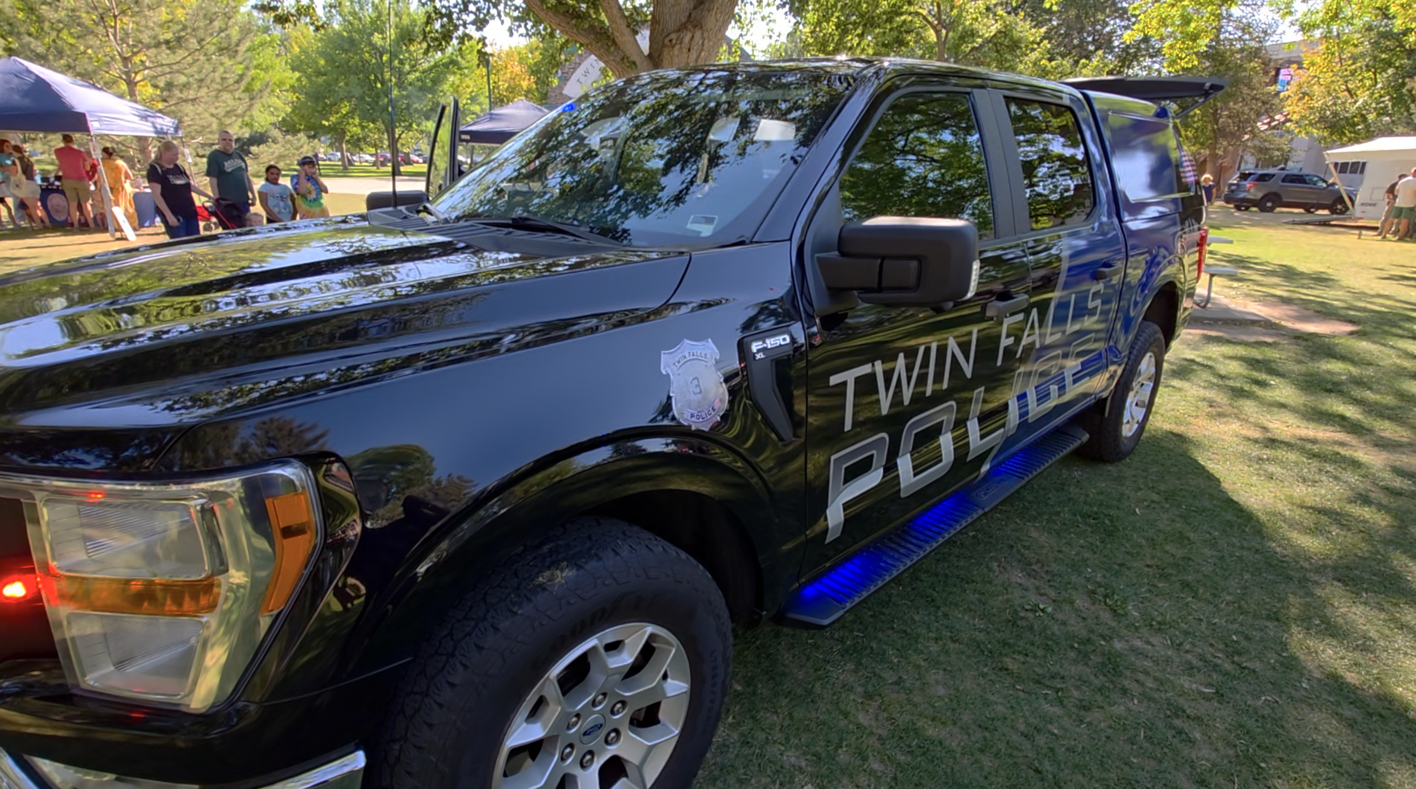 Law Enforcement in Twin Falls take part in National Night Out
