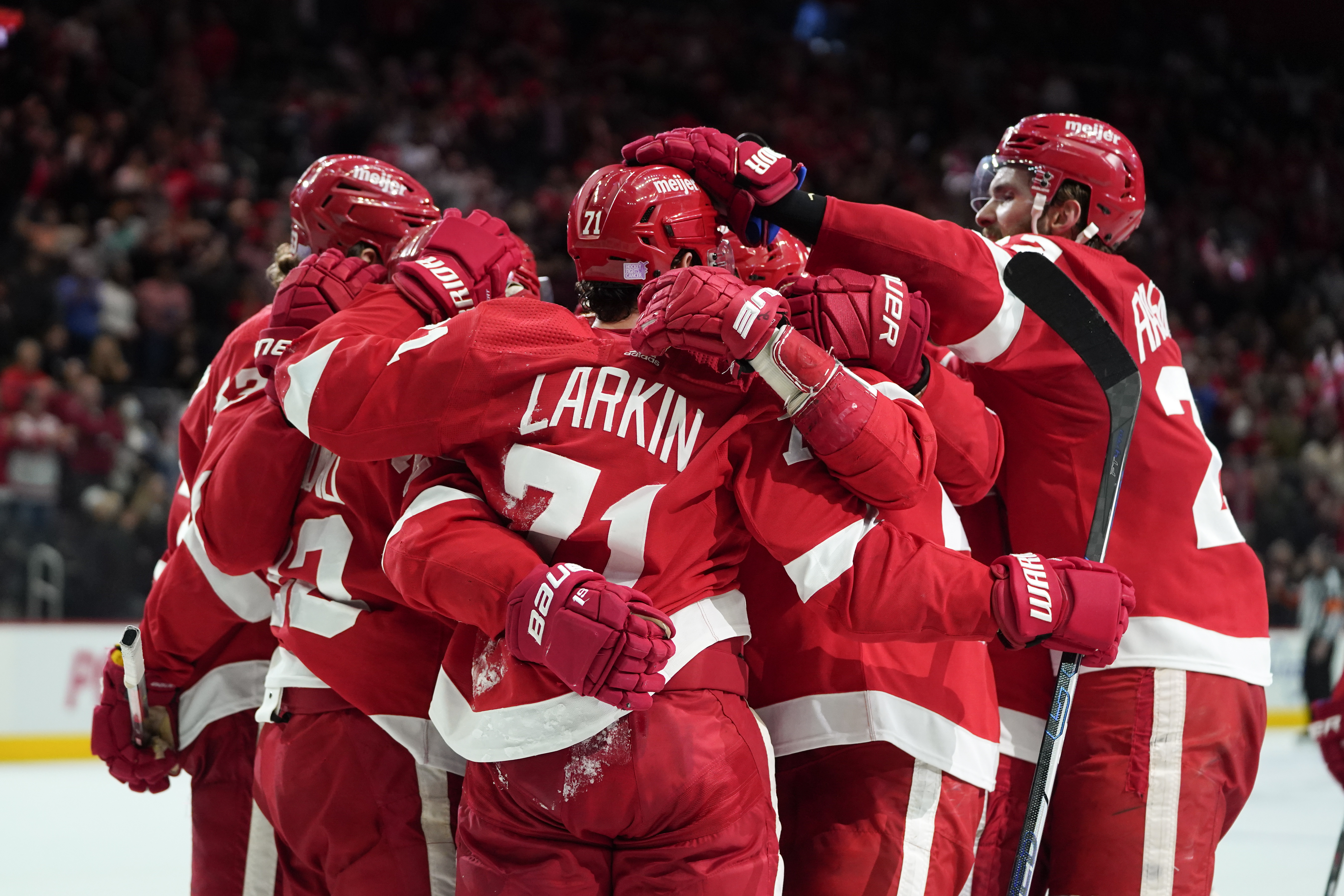 Dylan Larkin Canadiens Red Wings Hockey