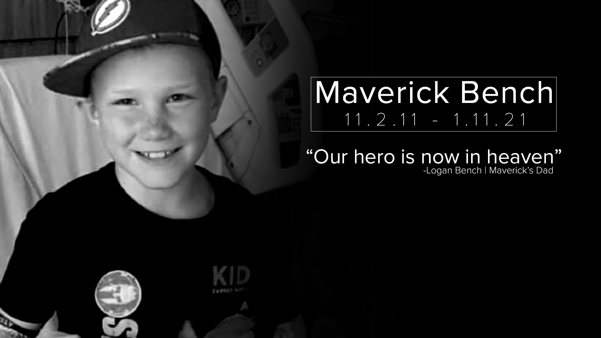 Nine-year old Maverick Bench of Kila, a small rural town outside of Kalispell who touched the hearts of thousands of supporters, lost his long and courageous fight on Monday.