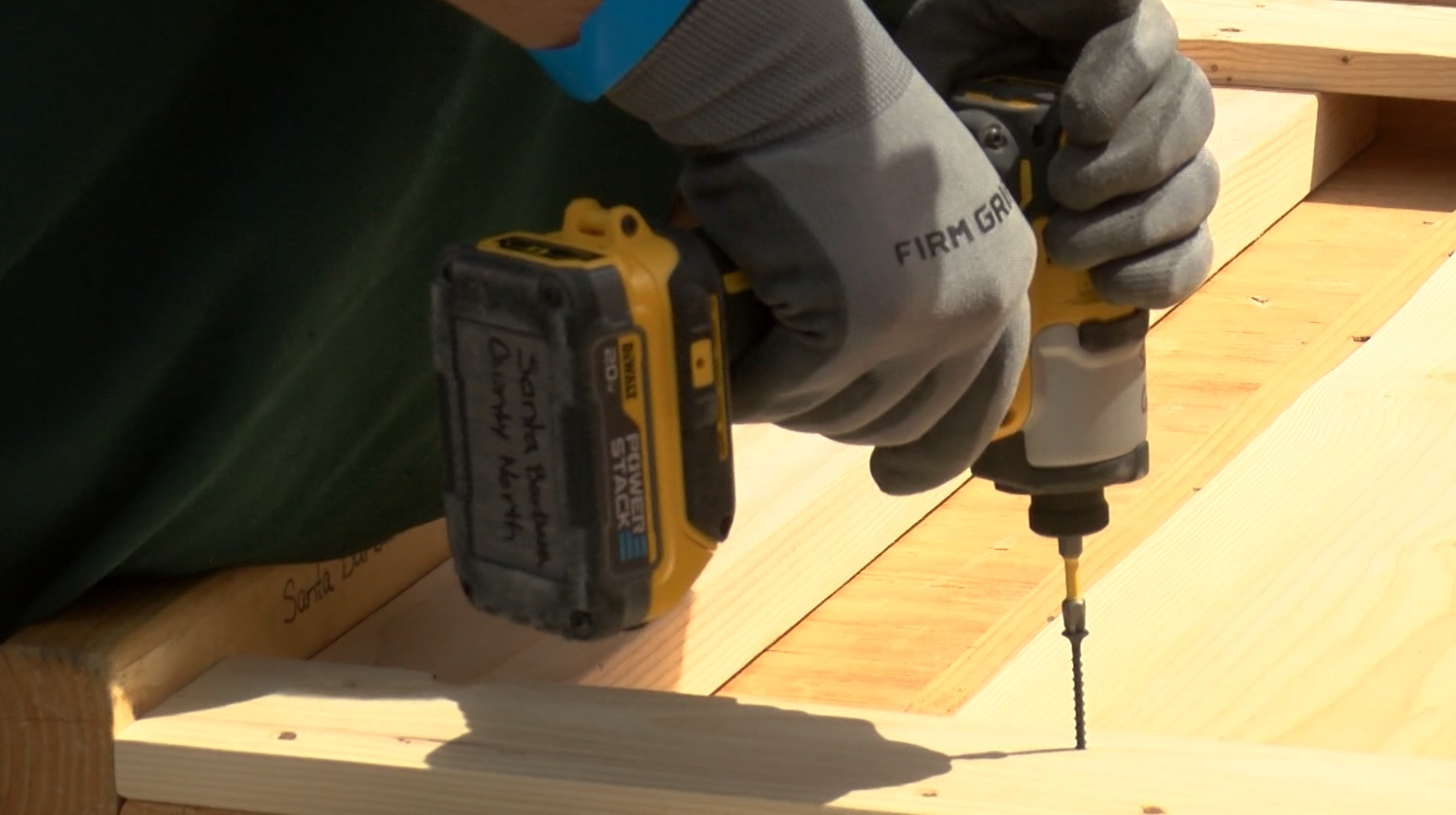 The Santa Barbara County North Chapter of Sleep in Heavenly Peace’s goal was to build 60 bunk beds during their event.