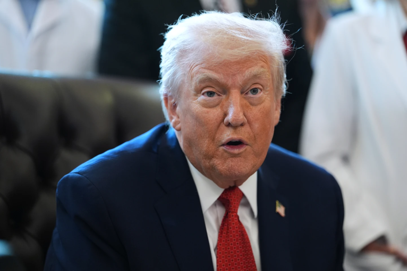 President Donald Trump speaks during an executive order signing regarding marijuana in the Oval Office of the White House, Thursday, Dec. 18, 2025, in Washington.