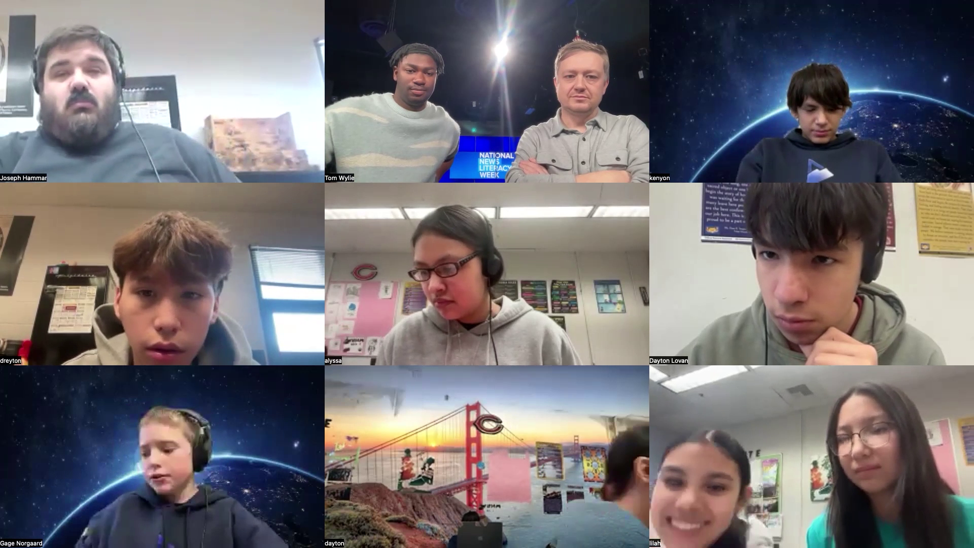 Poplar students talk about news, social media, and A.I.