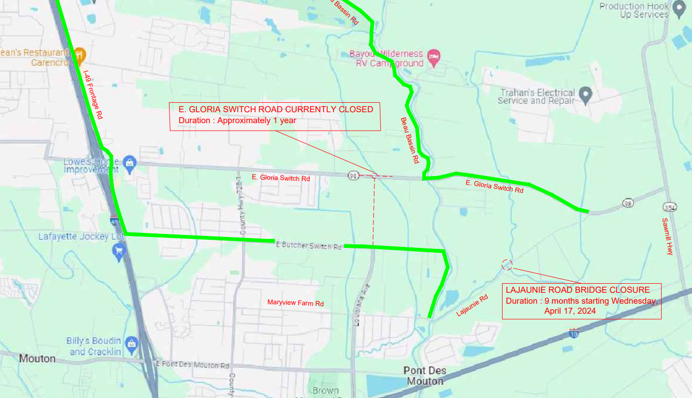LAJAUNIE ROAD BRIDGE CLOSURE.PNG