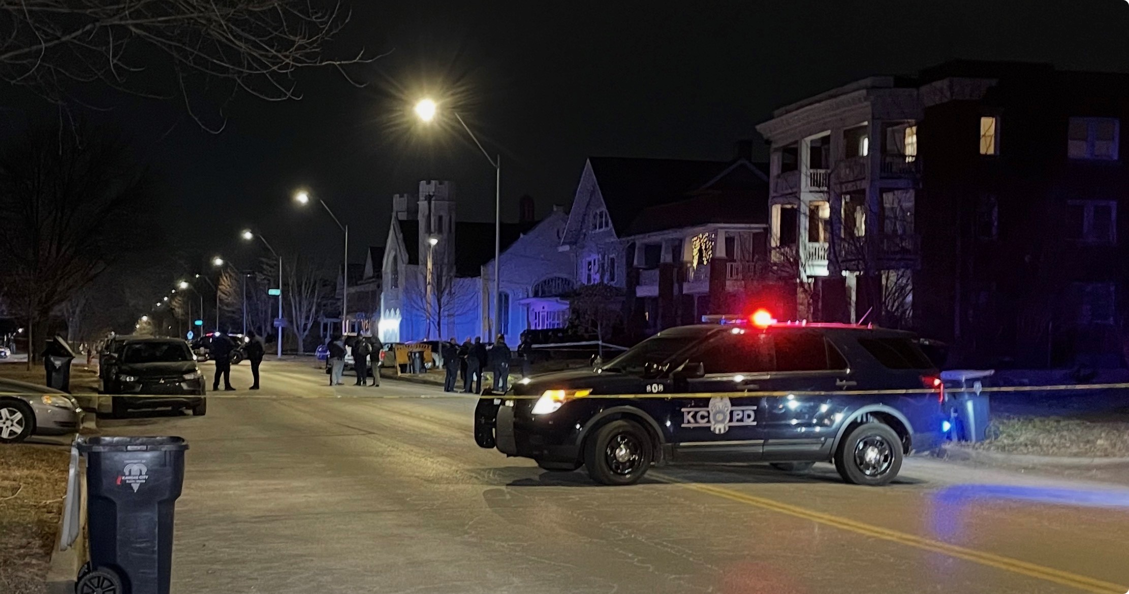 KCMO homicide Tuesday night at East 25th Street and Benton Boulevard