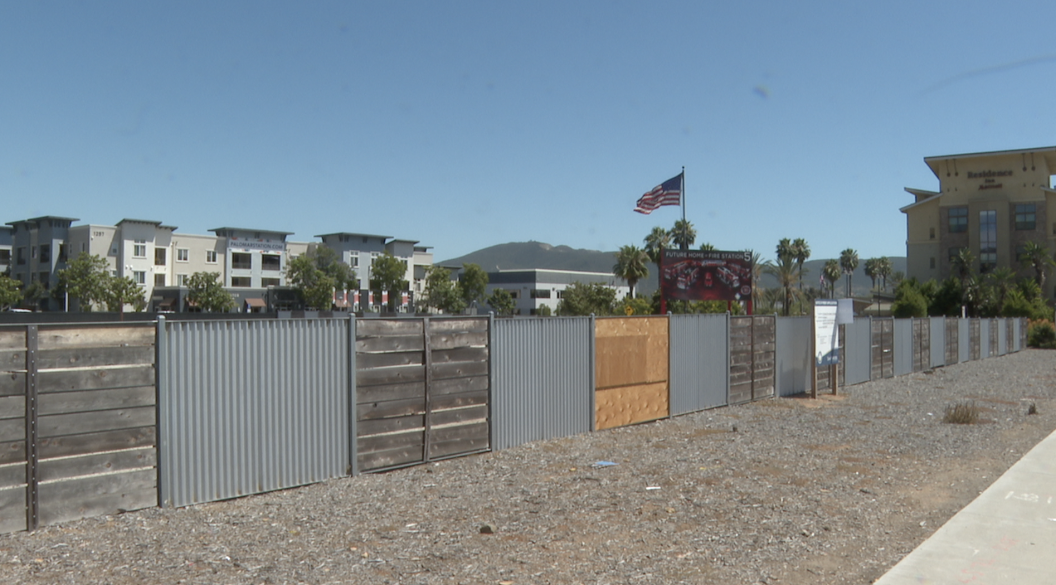 The soon-to-be Fire Station 5 in San Marcos. 