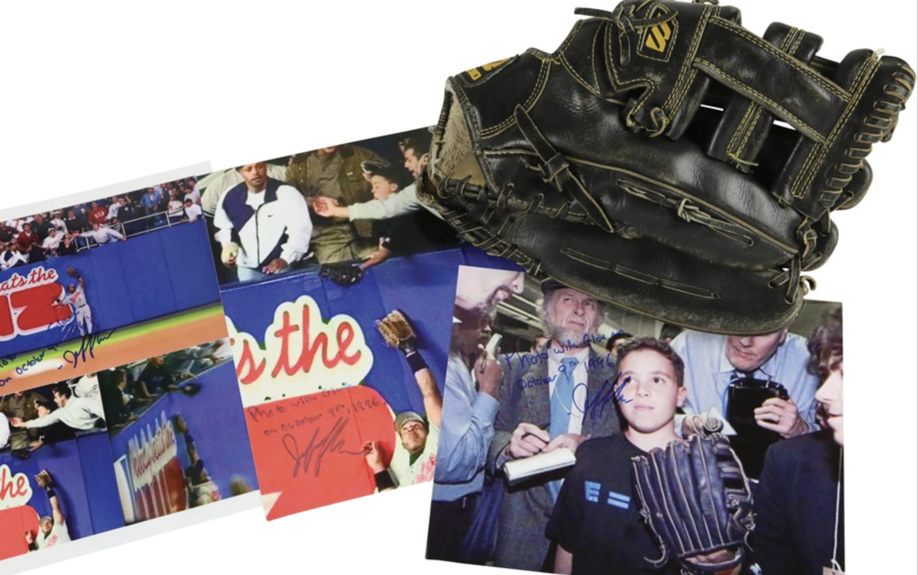 Jeffrey Maier Game Used Glove