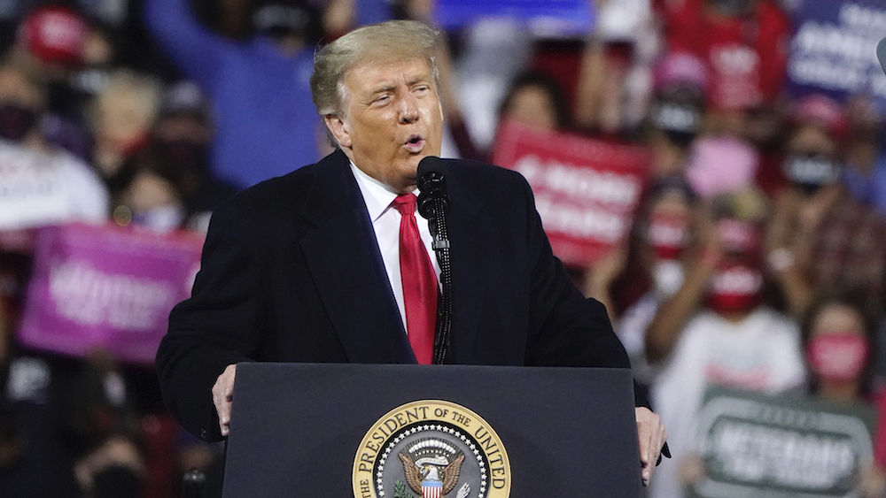 Trump again breaks with top health officials, says vaccine could be approved by end of October